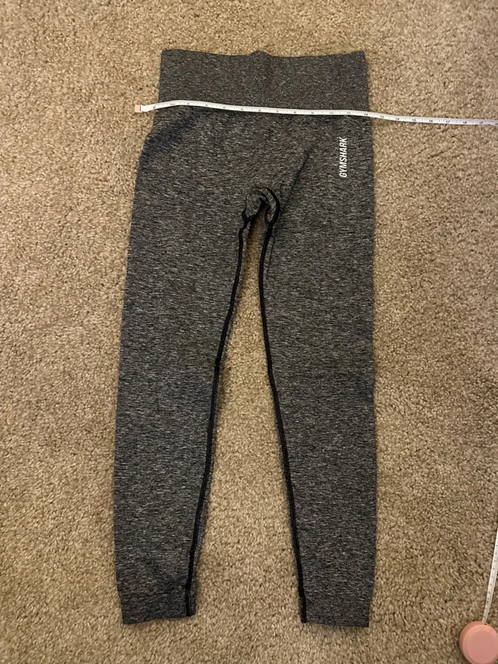 Gymshark Charcoal Seamless High-Waist Leggings - Picture 5 of 5